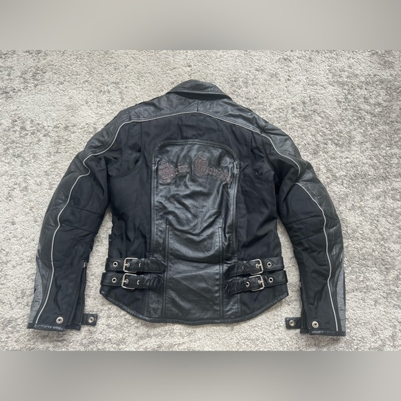 Hein Gericke Women’s Motorcycle Moto Jacket Size 8 – Leather & Textile - Picture 11 of 14